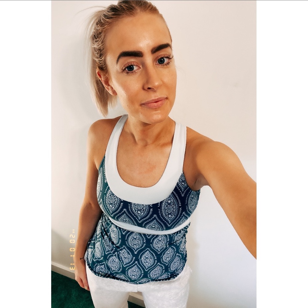 Carve Designs | Paisley Criss-Cross Back Yoga Top